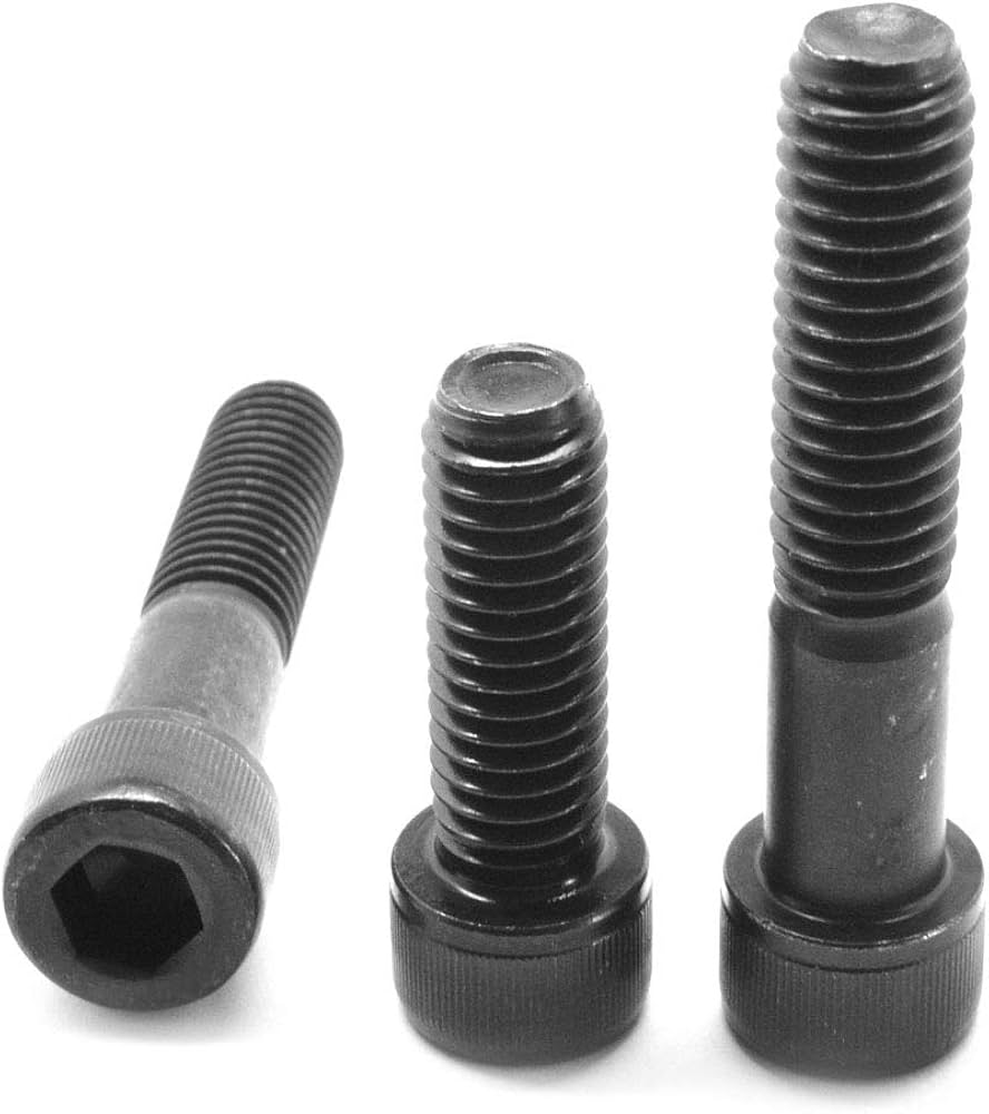 Picture of Brighton Best 307002 #8-36X1/2" Socket Head Cap Screws Fine Alloy 1936 Series Thermal Black Oxide